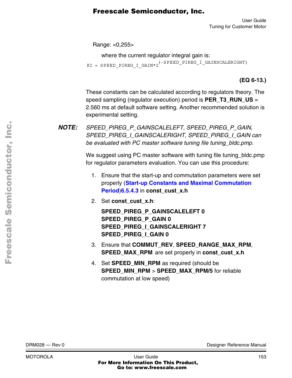 Motorola M68HC08 User Manual | Page 153 / 168