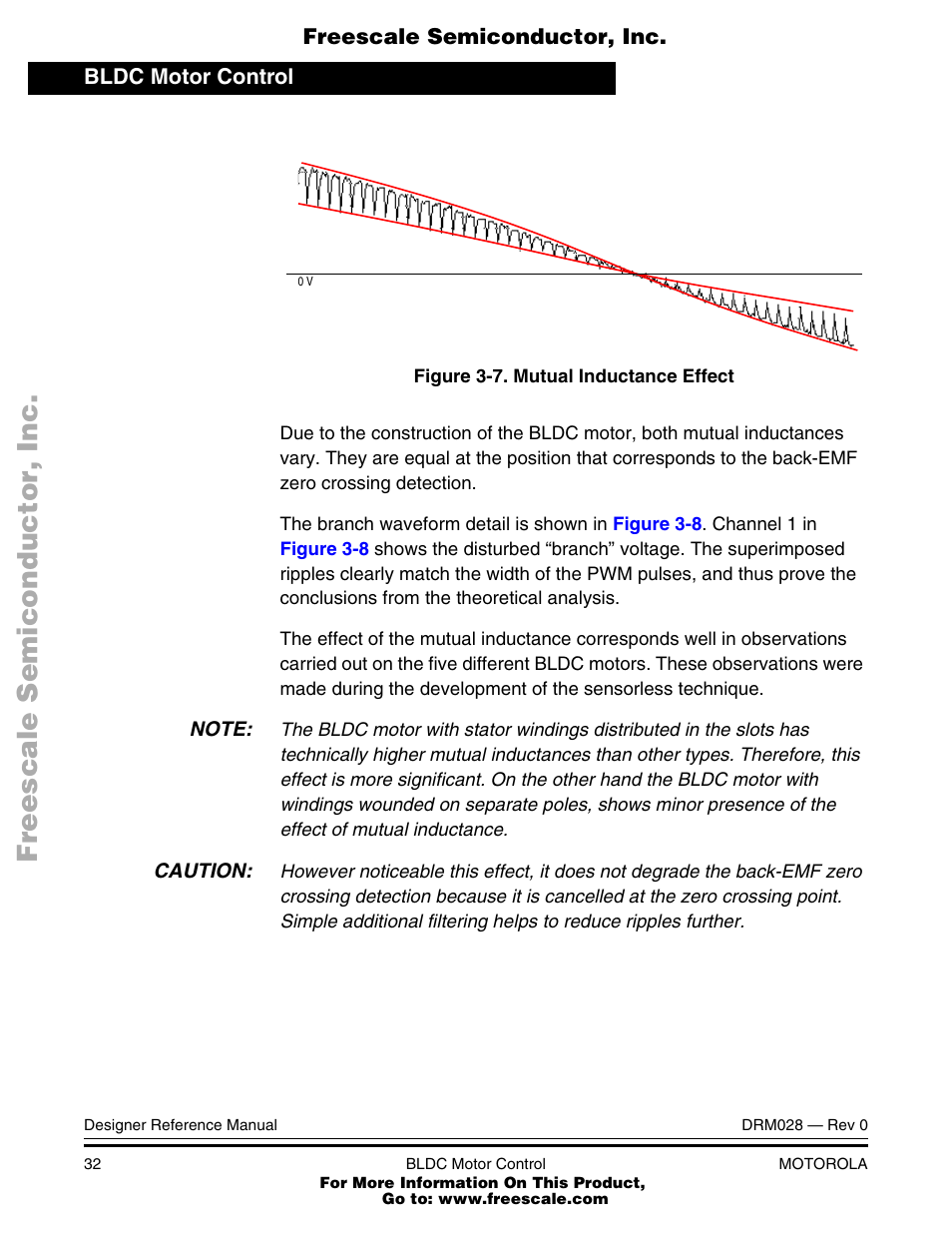 Mutual inductance effect | Motorola M68HC08 User Manual | Page 32 / 168