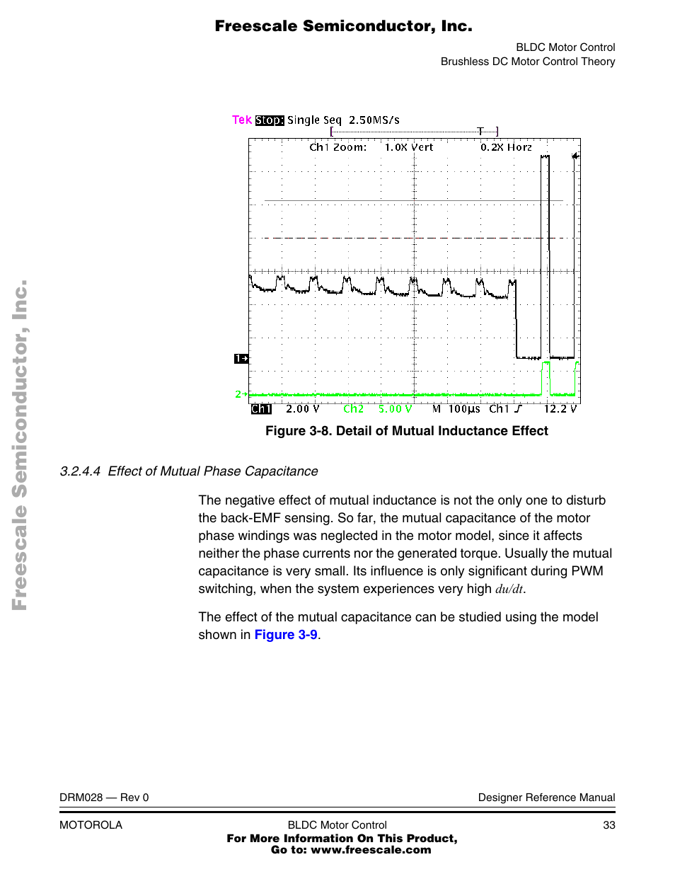 Detail of mutual inductance effect | Motorola M68HC08 User Manual | Page 33 / 168