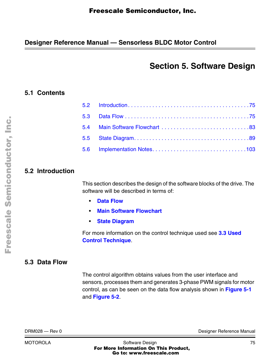 Motorola M68HC08 User Manual | Page 75 / 168