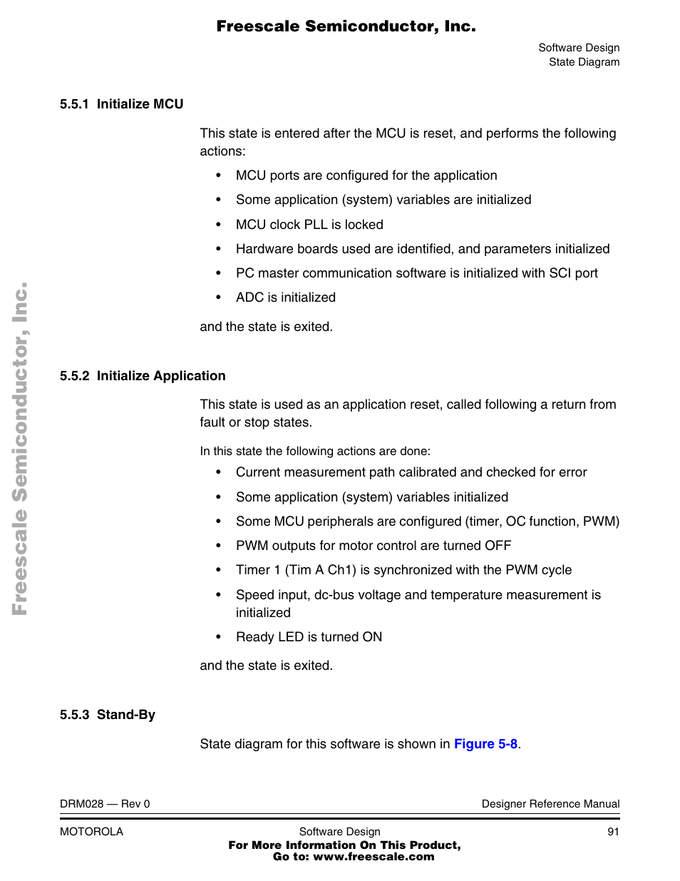 Motorola M68HC08 User Manual | Page 91 / 168