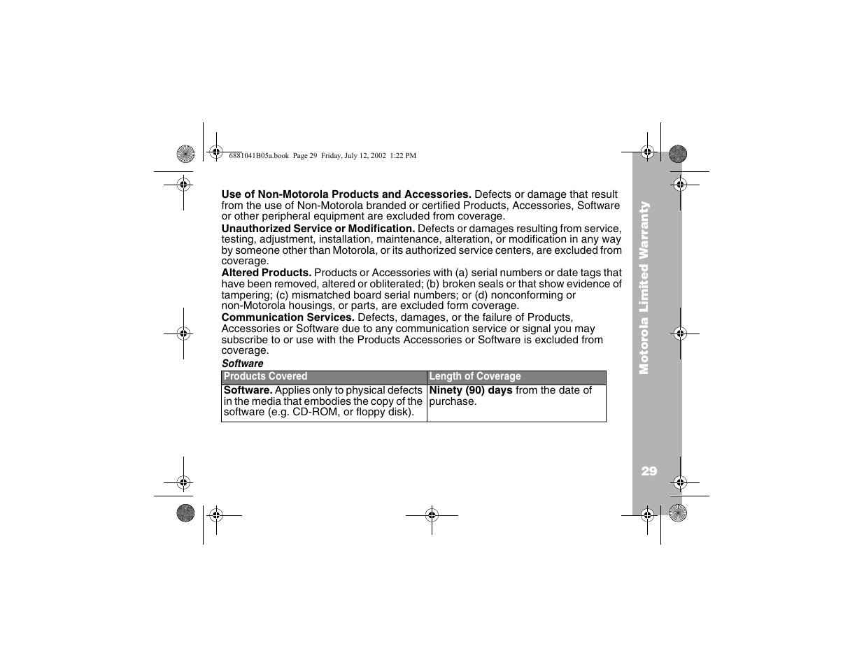 Motorola 2 Way FRS Radio User Manual | Page 35 / 44