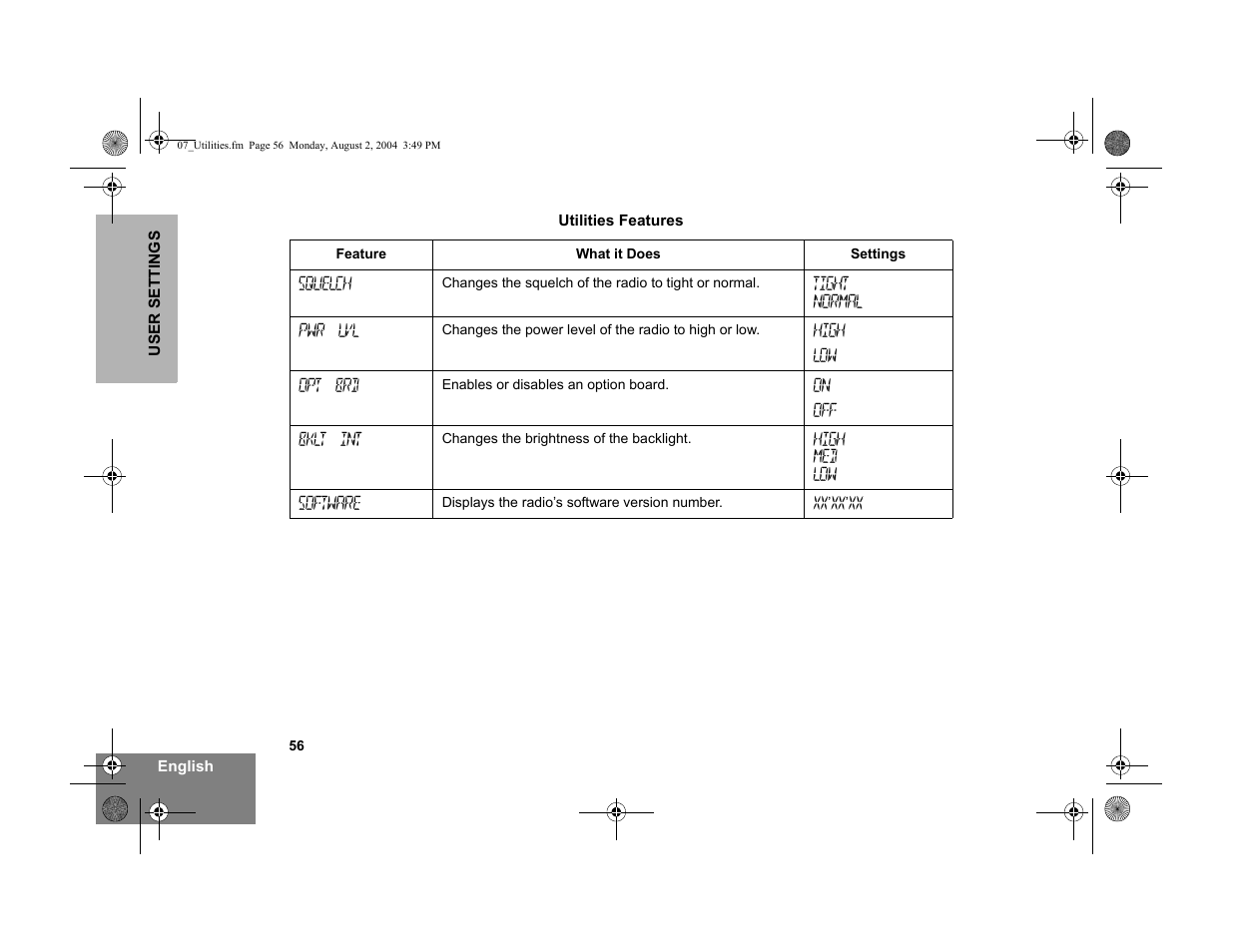 Motorola PM400 User Manual | Page 58 / 76