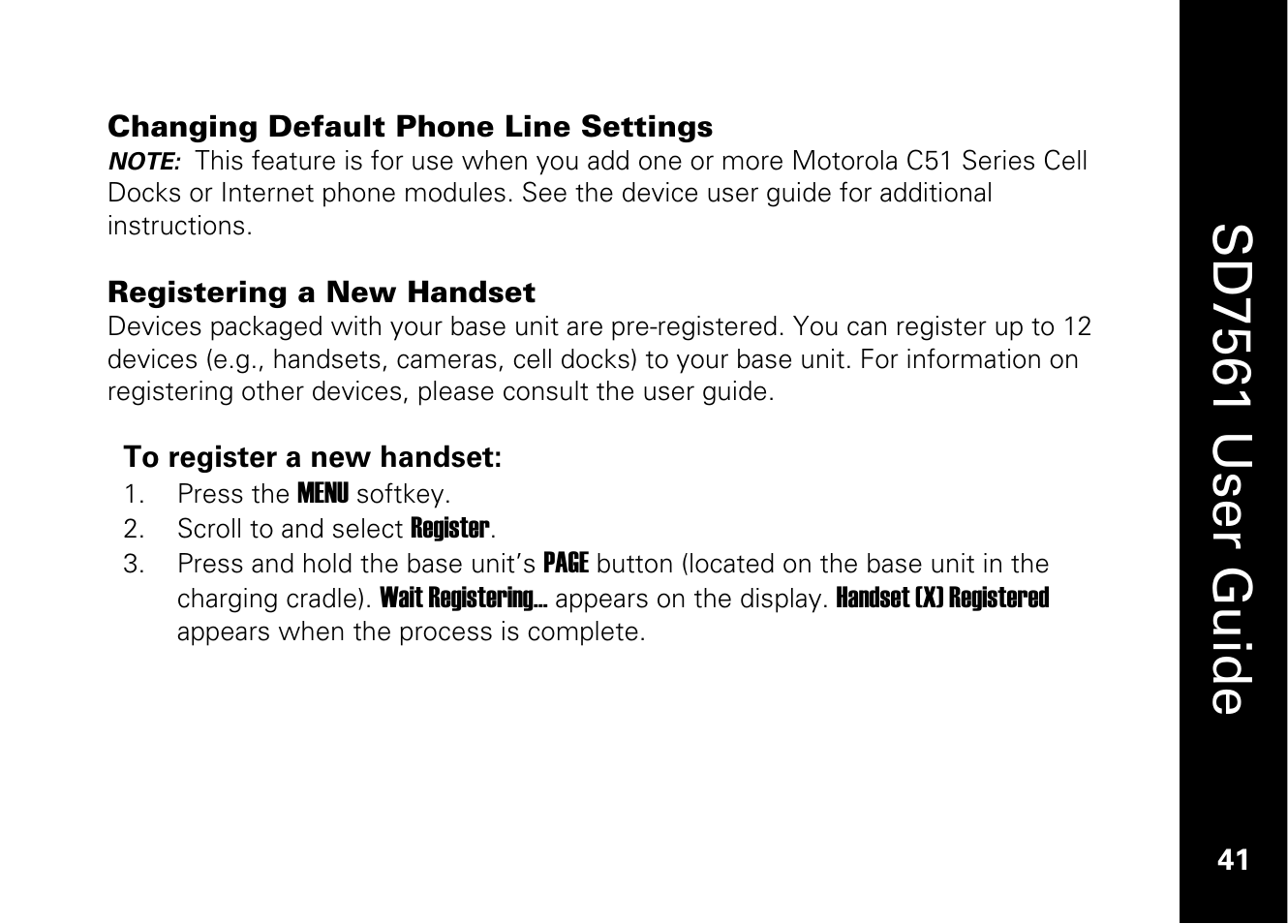 Sd7561 user guide | Motorola SD7561 User Manual | Page 53 / 60