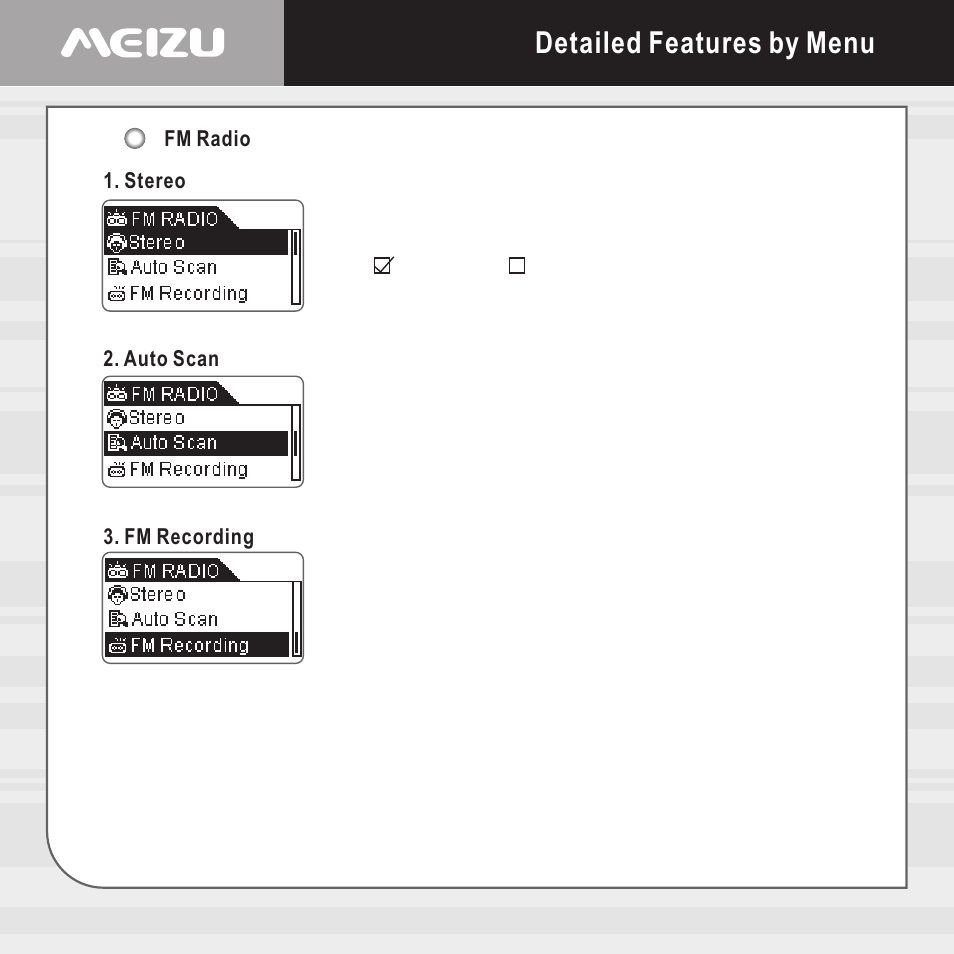 Detailed features by menu | Meizu X6 User Manual | Page 40 / 72