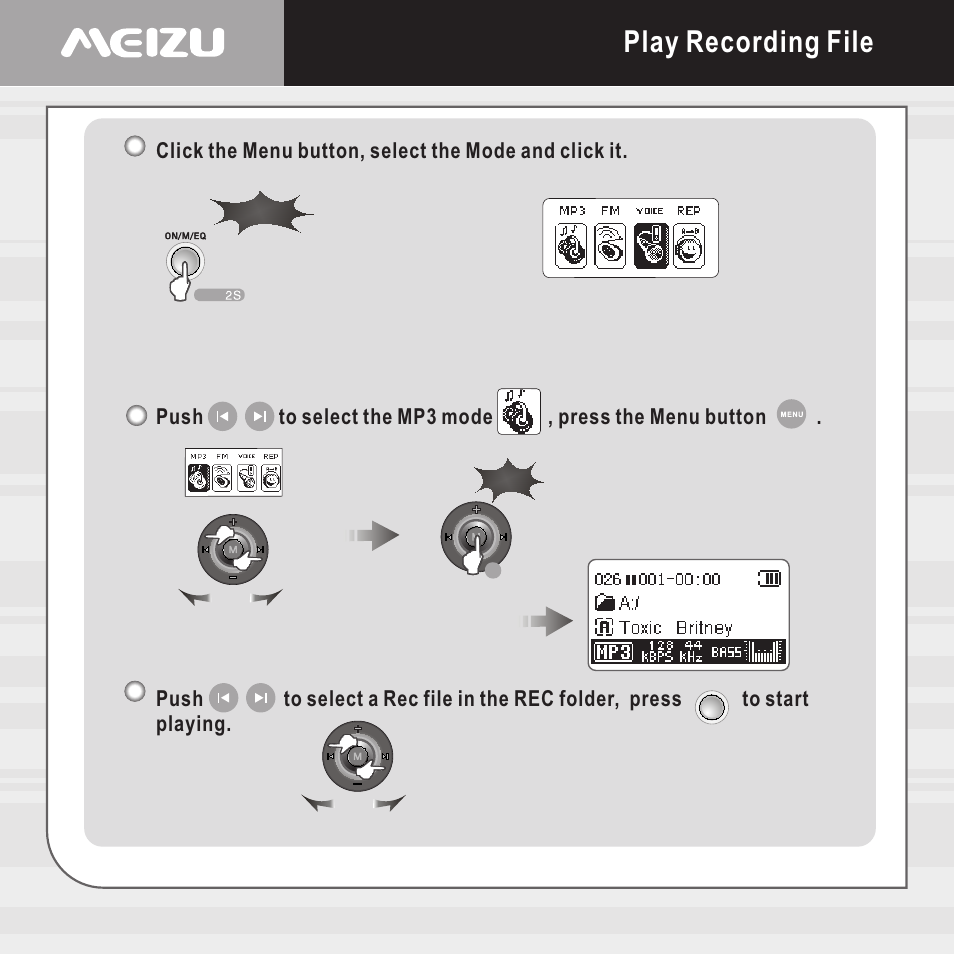 Play recording file | Meizu X6 User Manual | Page 56 / 72