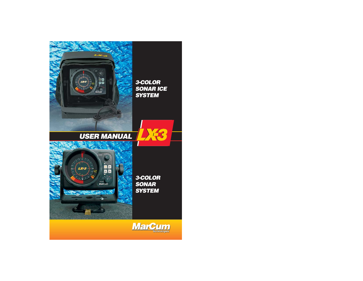 Marcum Technologies MARCUM LX-3 User Manual | 11 pages