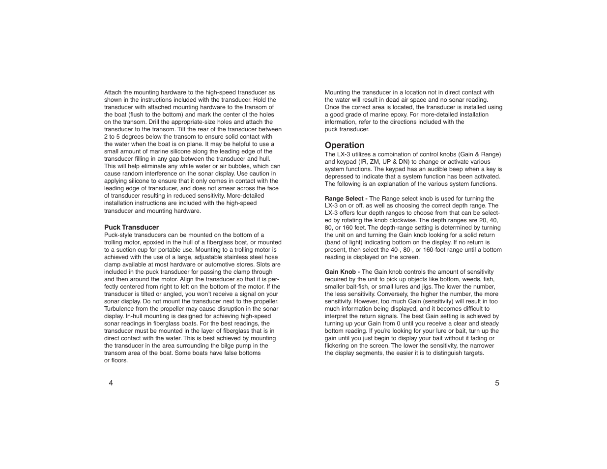 Marcum Technologies MARCUM LX-3 User Manual | Page 4 / 11