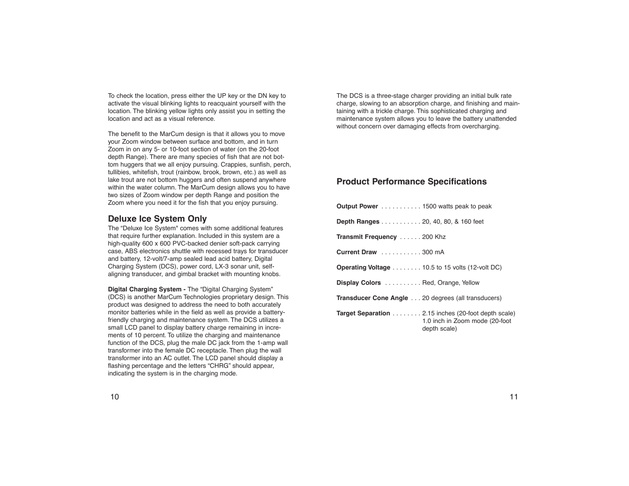 Marcum Technologies MARCUM LX-3 User Manual | Page 7 / 11