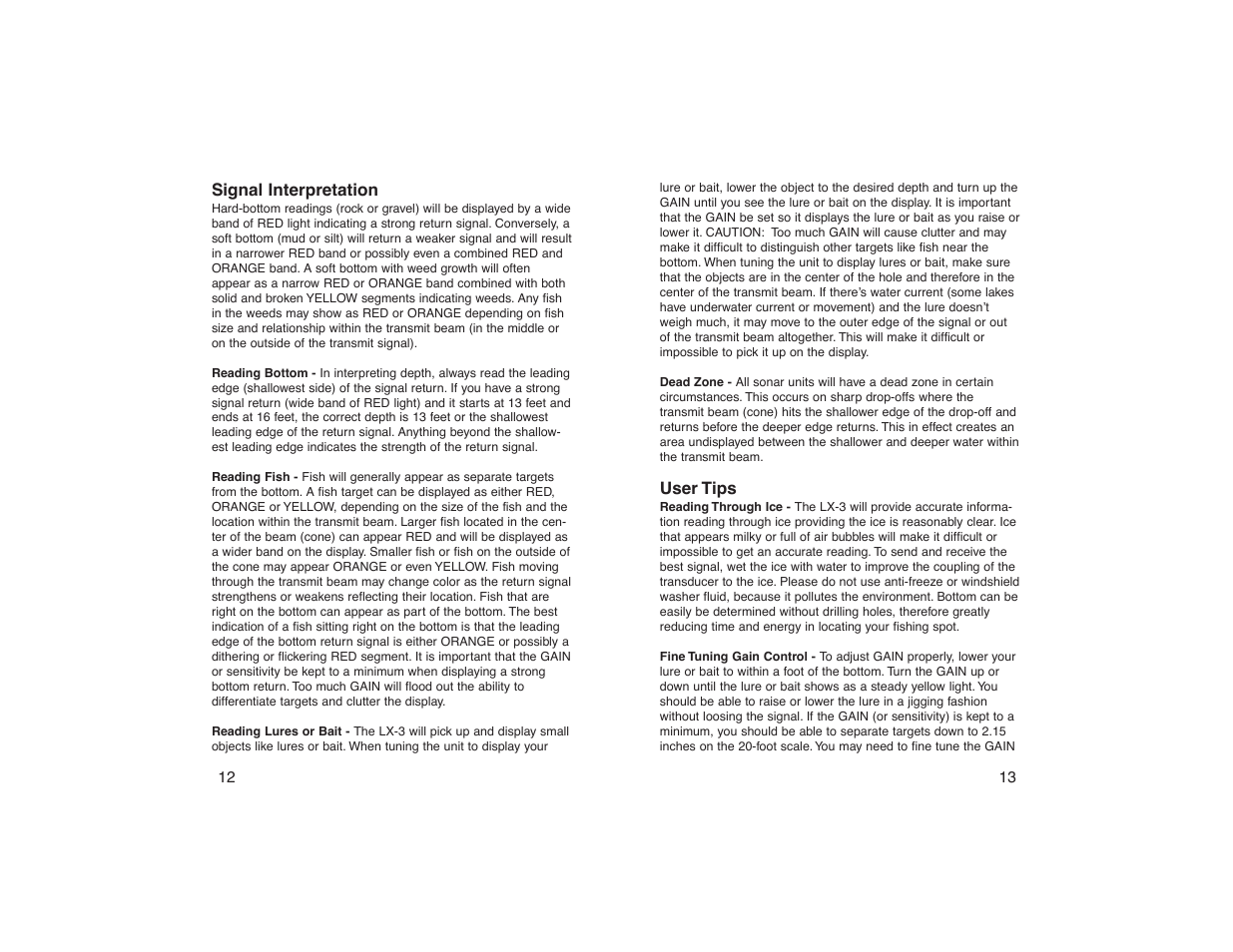 Marcum Technologies MARCUM LX-3 User Manual | Page 8 / 11