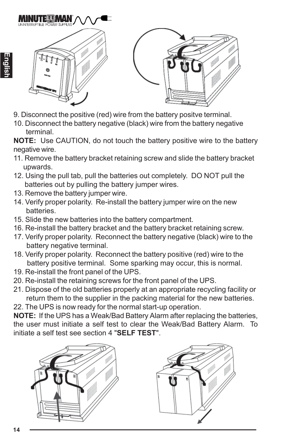 Minuteman UPS MBK-E SERIES User Manual | Page 15 / 25