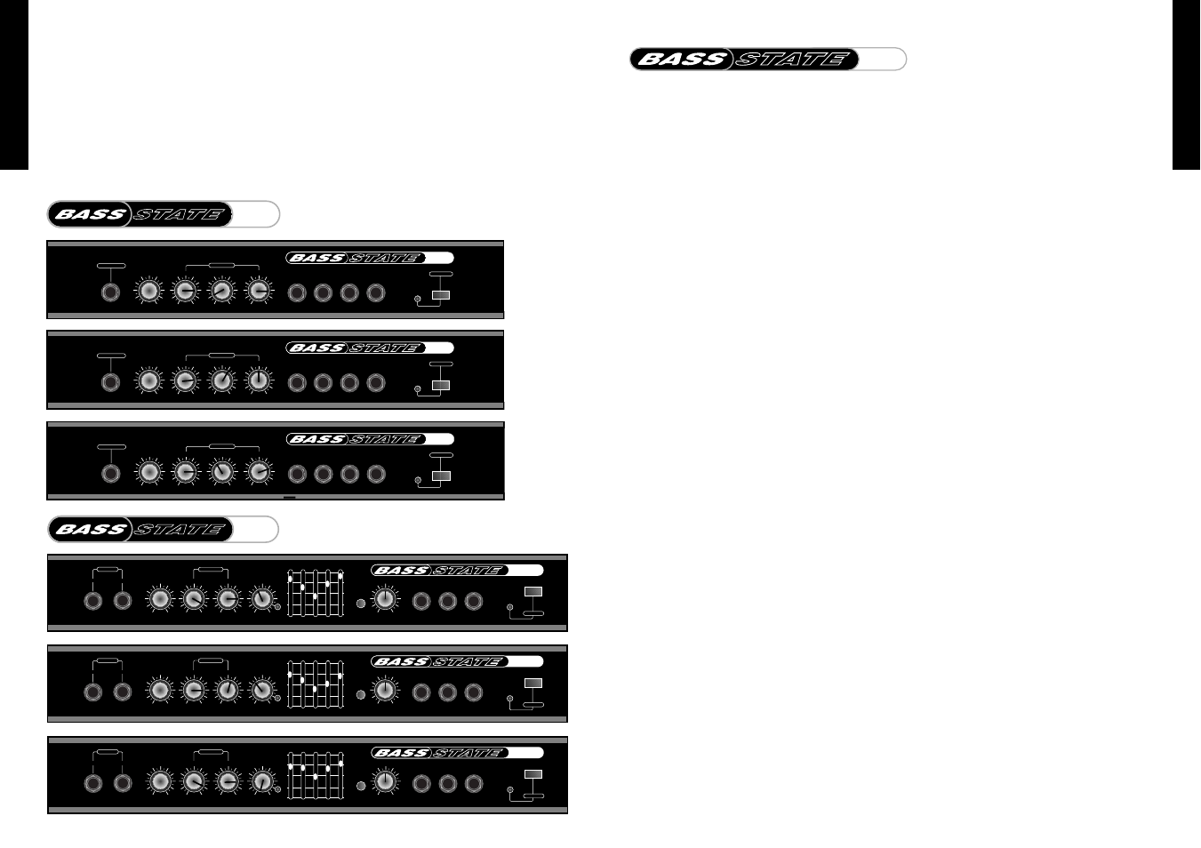 Power on, English 6 english, Suggested settings | Front panel features | Marshall Amplification BASS STATE B 30 User Manual | Page 4 / 6