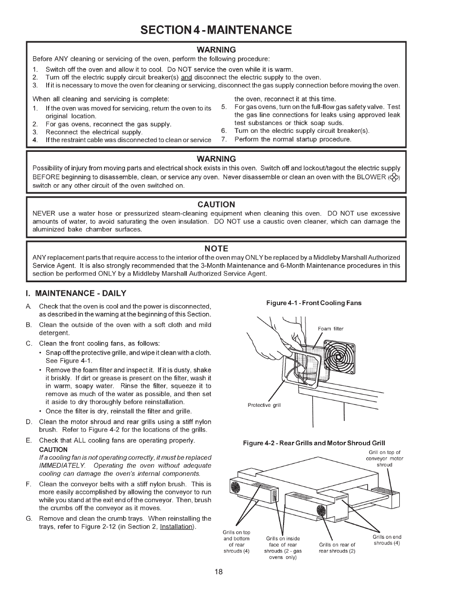 Middleby Cooking Systems Group Gas Oven PS770 User Manual | Page 18 / 24