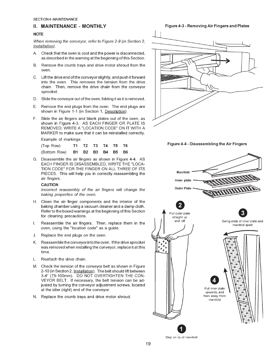 Middleby Cooking Systems Group Gas Oven PS770 User Manual | Page 19 / 24
