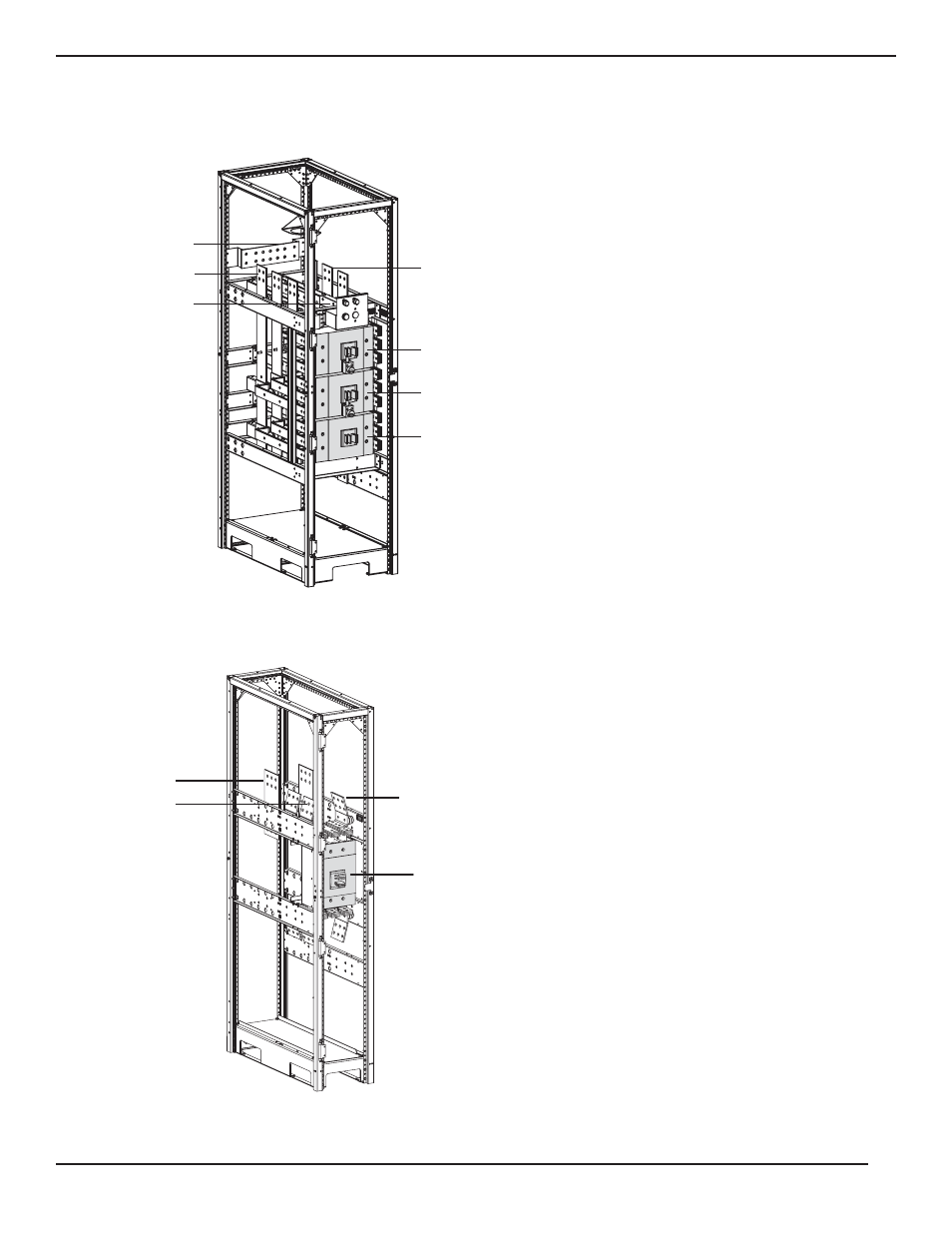 Circuit breaker locations on, Circuit breaker locations on the q4s cabinet -4, Eps 8000 ups single module | Introduction | MGE UPS Systems EPS 8000 User Manual | Page 14 / 54