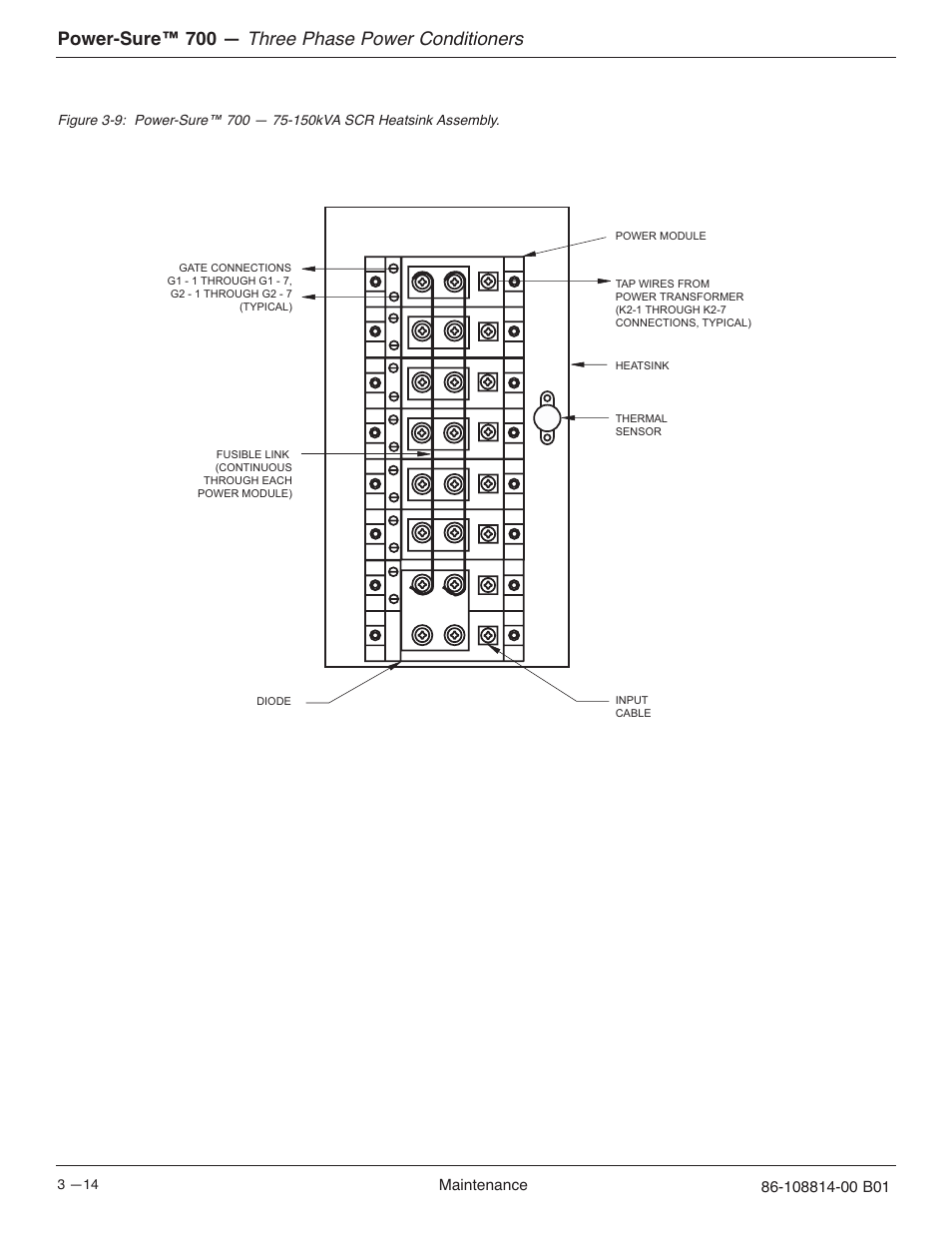Three phase power conditioners, Power-sure™ 700 | MGE UPS Systems POWER-SURE 700 User Manual | Page 36 / 52