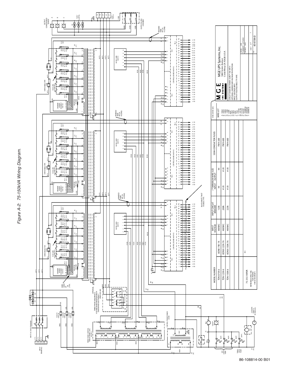 Mge ups s y st ems , inc | MGE UPS Systems POWER-SURE 700 User Manual | Page 44 / 52