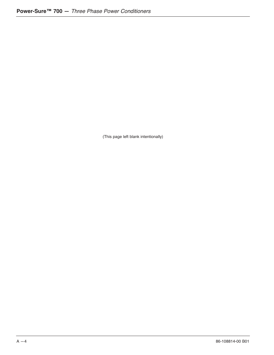 MGE UPS Systems POWER-SURE 700 User Manual | Page 46 / 52