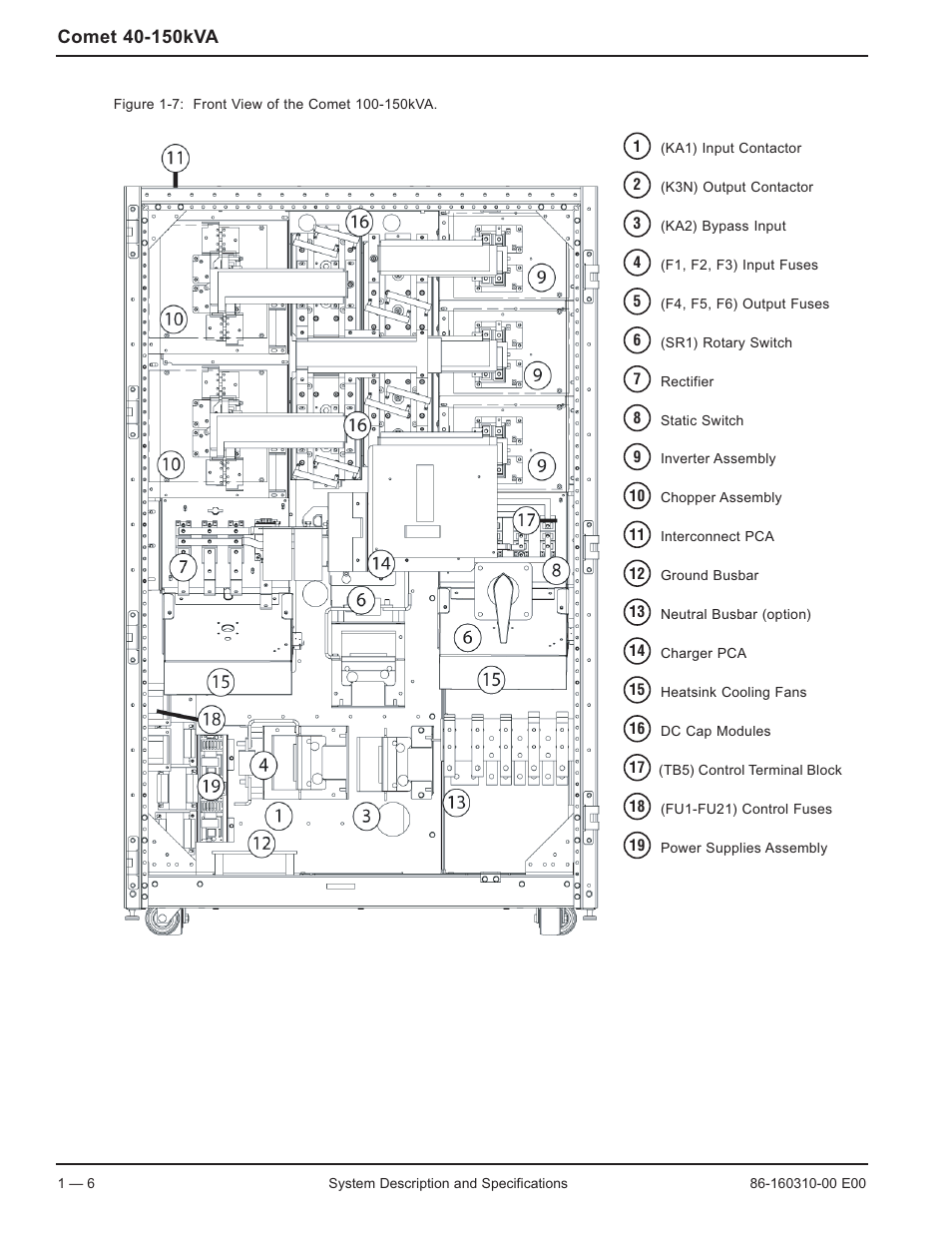 MGE UPS Systems 40-150kVA User Manual | Page 18 / 56