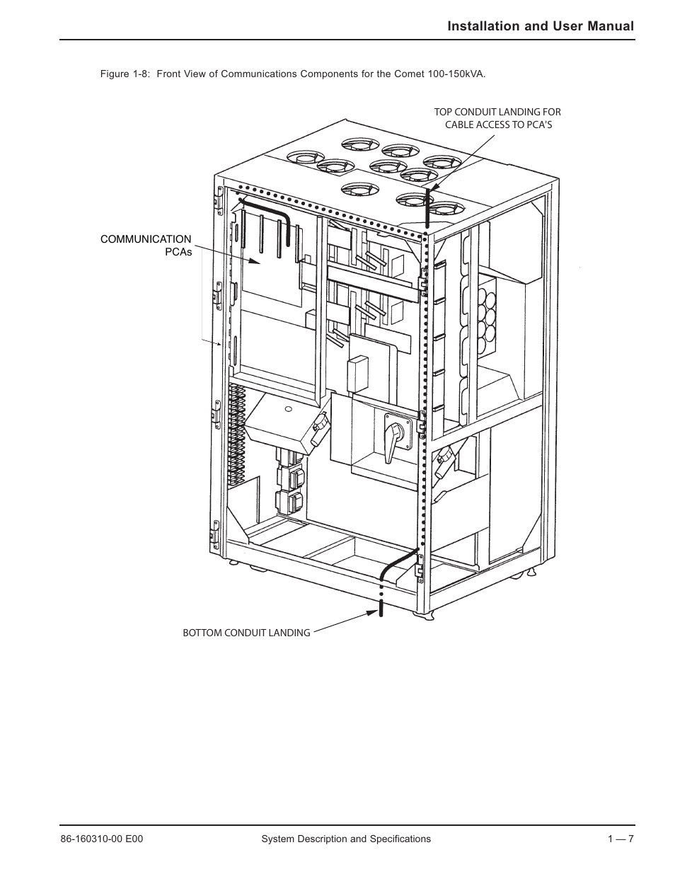 Installation and user manual | MGE UPS Systems 40-150kVA User Manual | Page 19 / 56