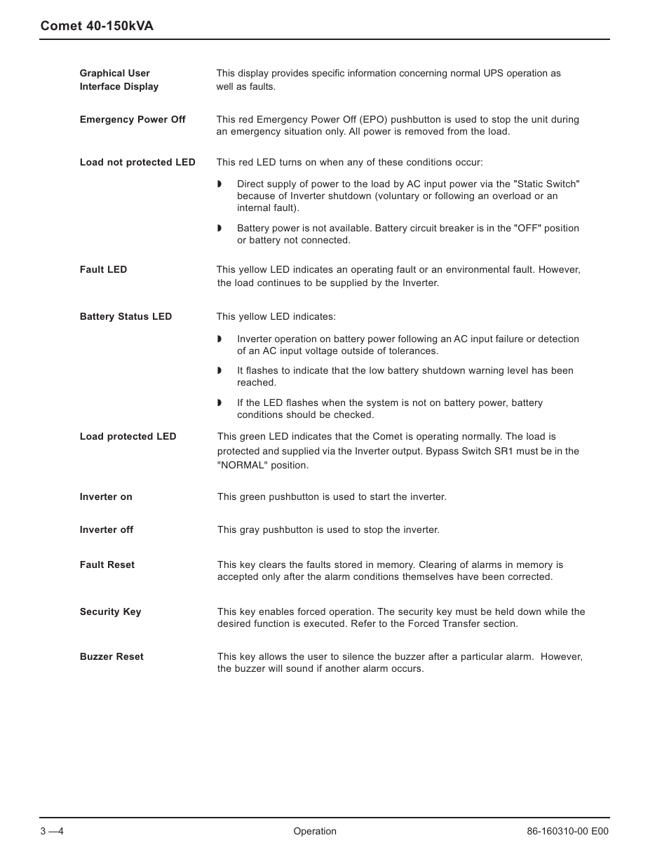 MGE UPS Systems 40-150kVA User Manual | Page 36 / 56