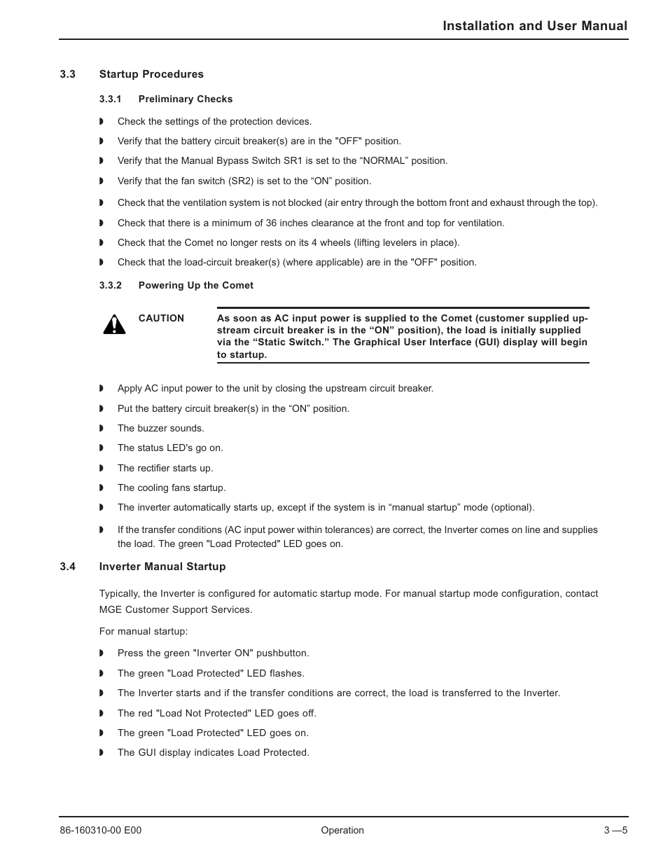 Installation and user manual | MGE UPS Systems 40-150kVA User Manual | Page 37 / 56