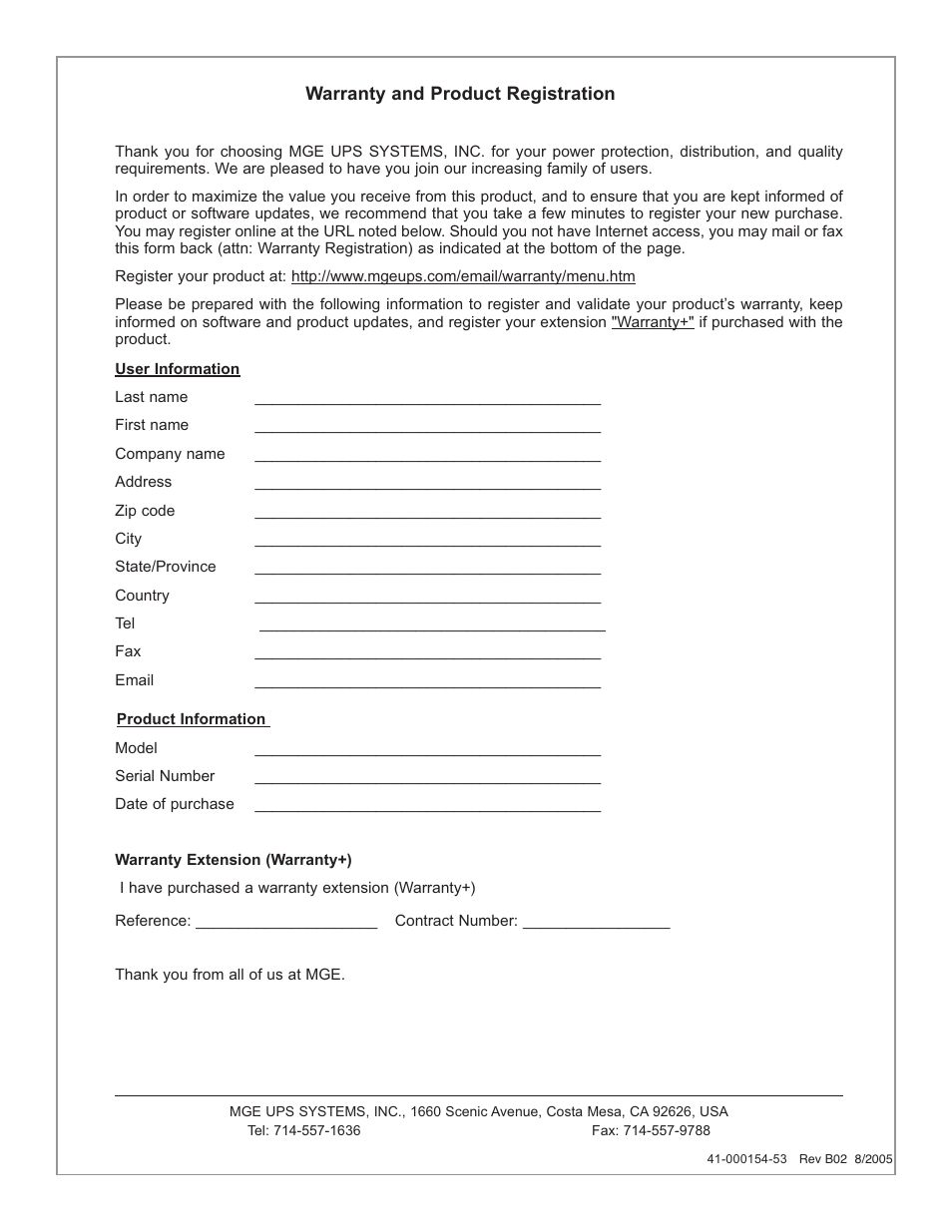 MGE UPS Systems 40-150kVA User Manual | Page 46 / 56