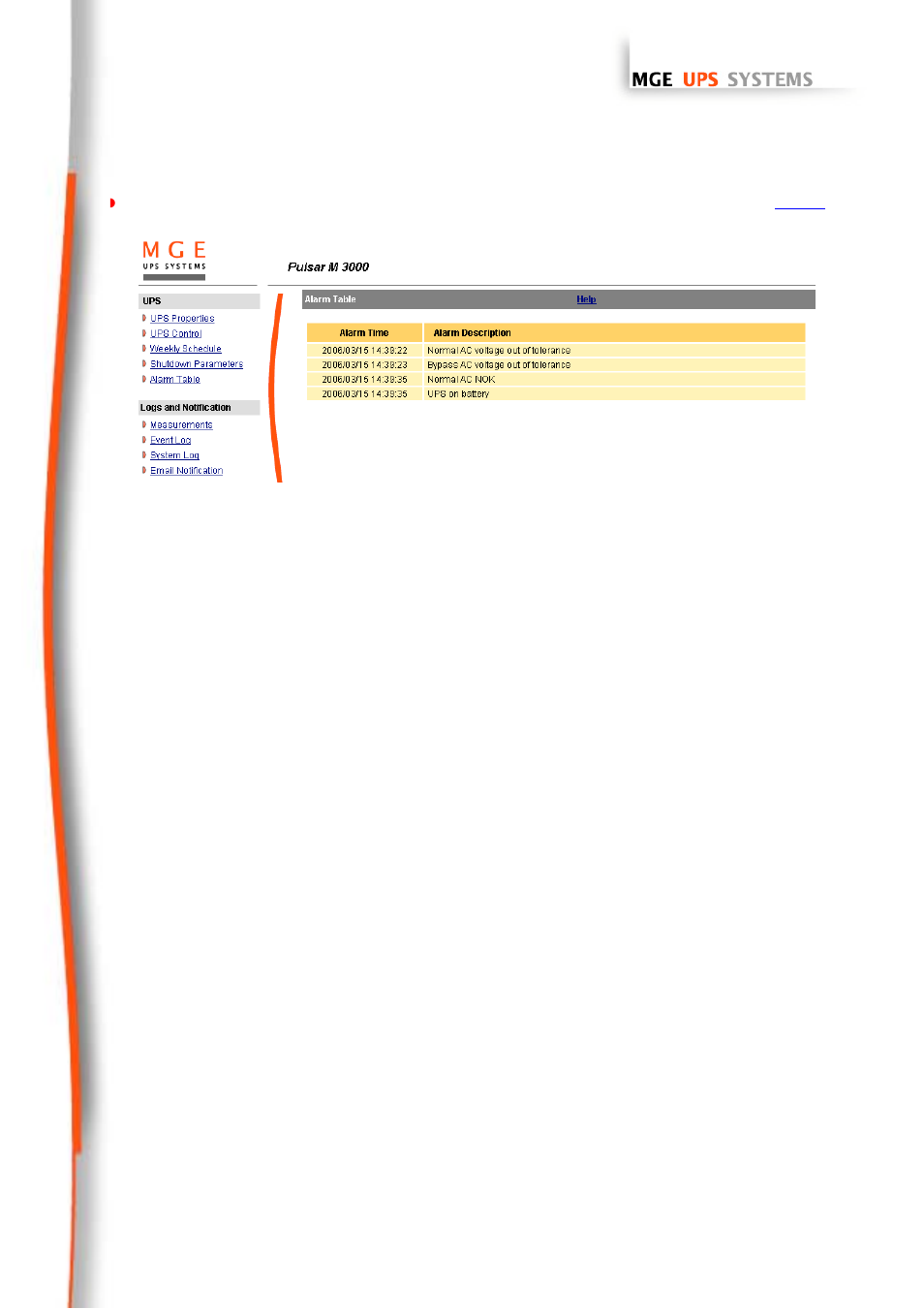 Viewing the alarms, 6 viewing the alarms | MGE UPS Systems 66102 User Manual | Page 23 / 63