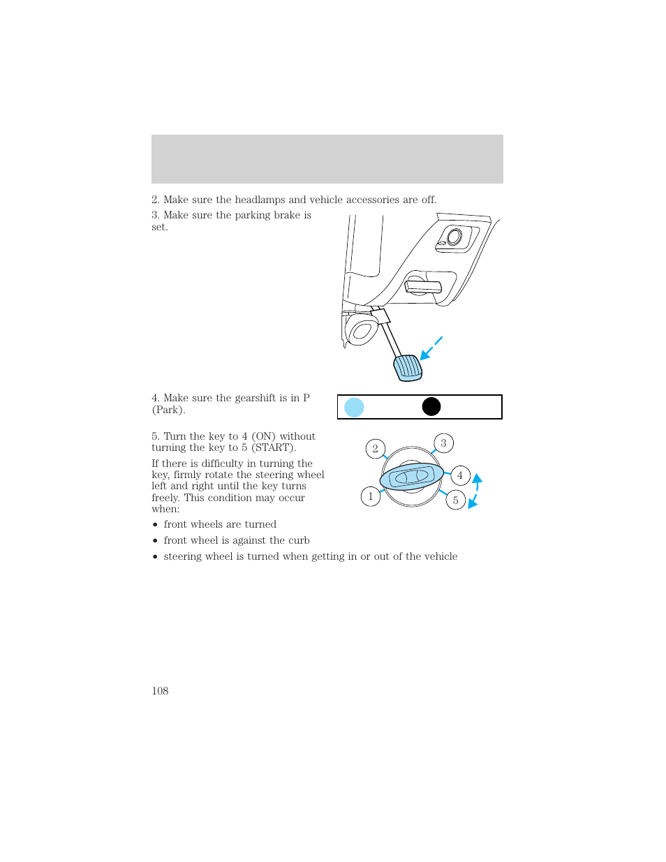 Mercury Sable 2000 User Manual | Page 108 / 232