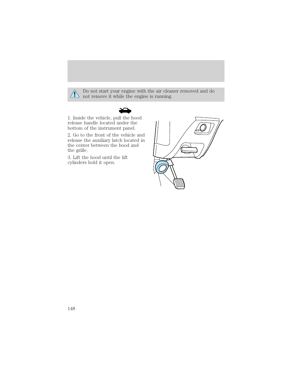 Maintenance and care | Mercury Sable 2000 User Manual | Page 148 / 232