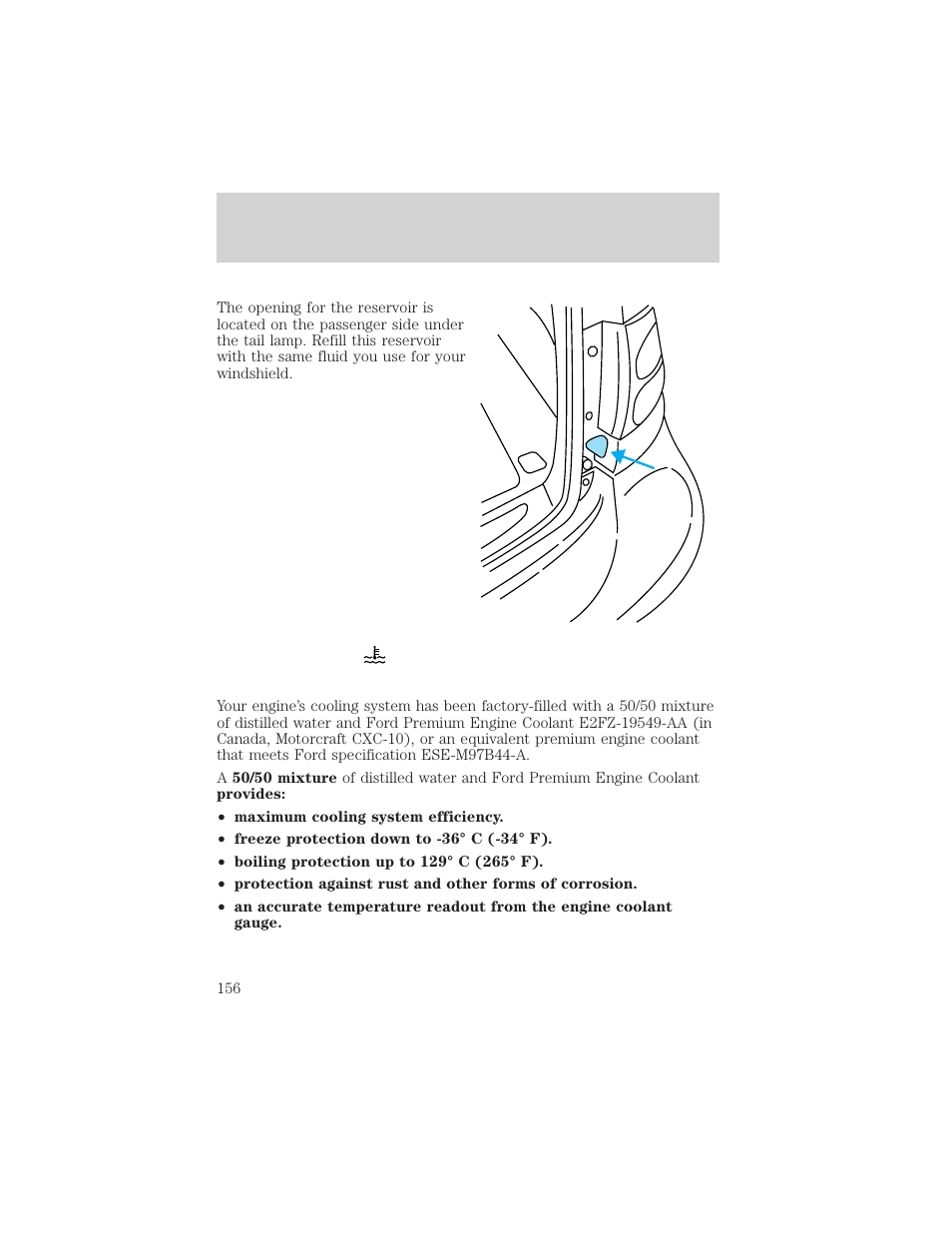 Maintenance and care | Mercury Sable 2000 User Manual | Page 156 / 232