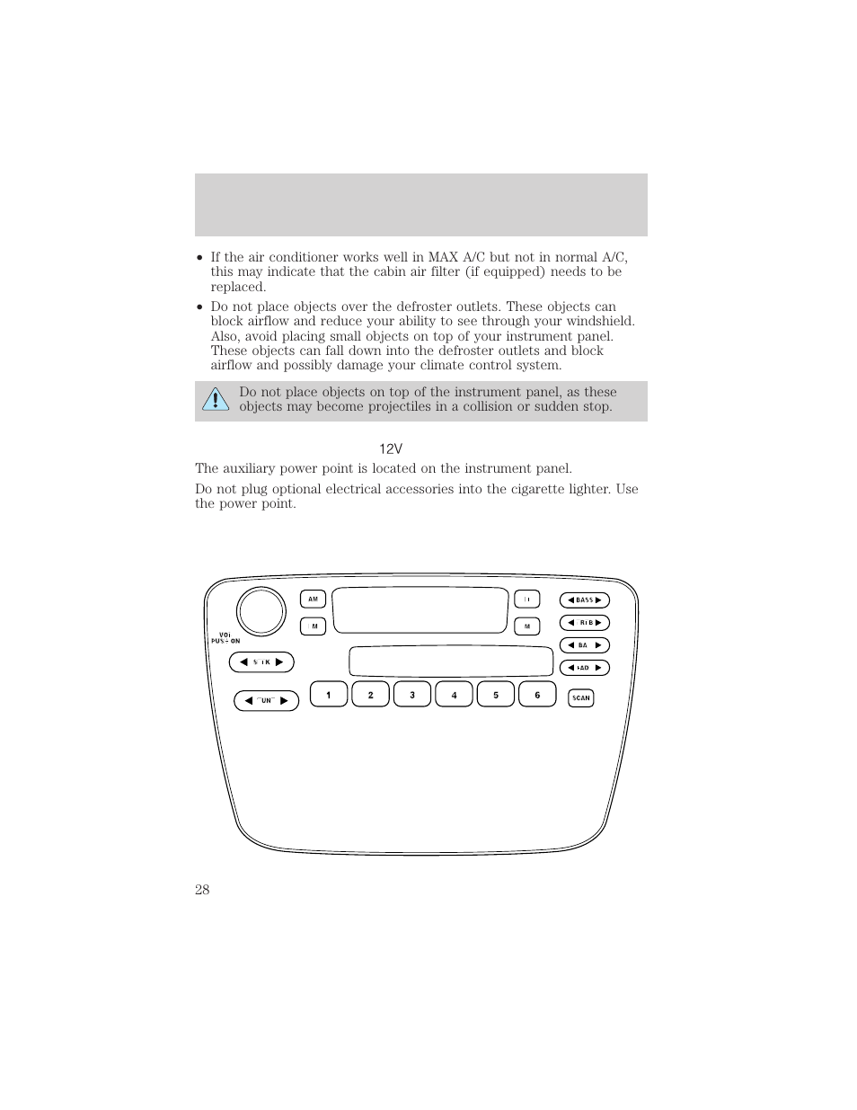 Controls and features | Mercury Sable 2000 User Manual | Page 28 / 232