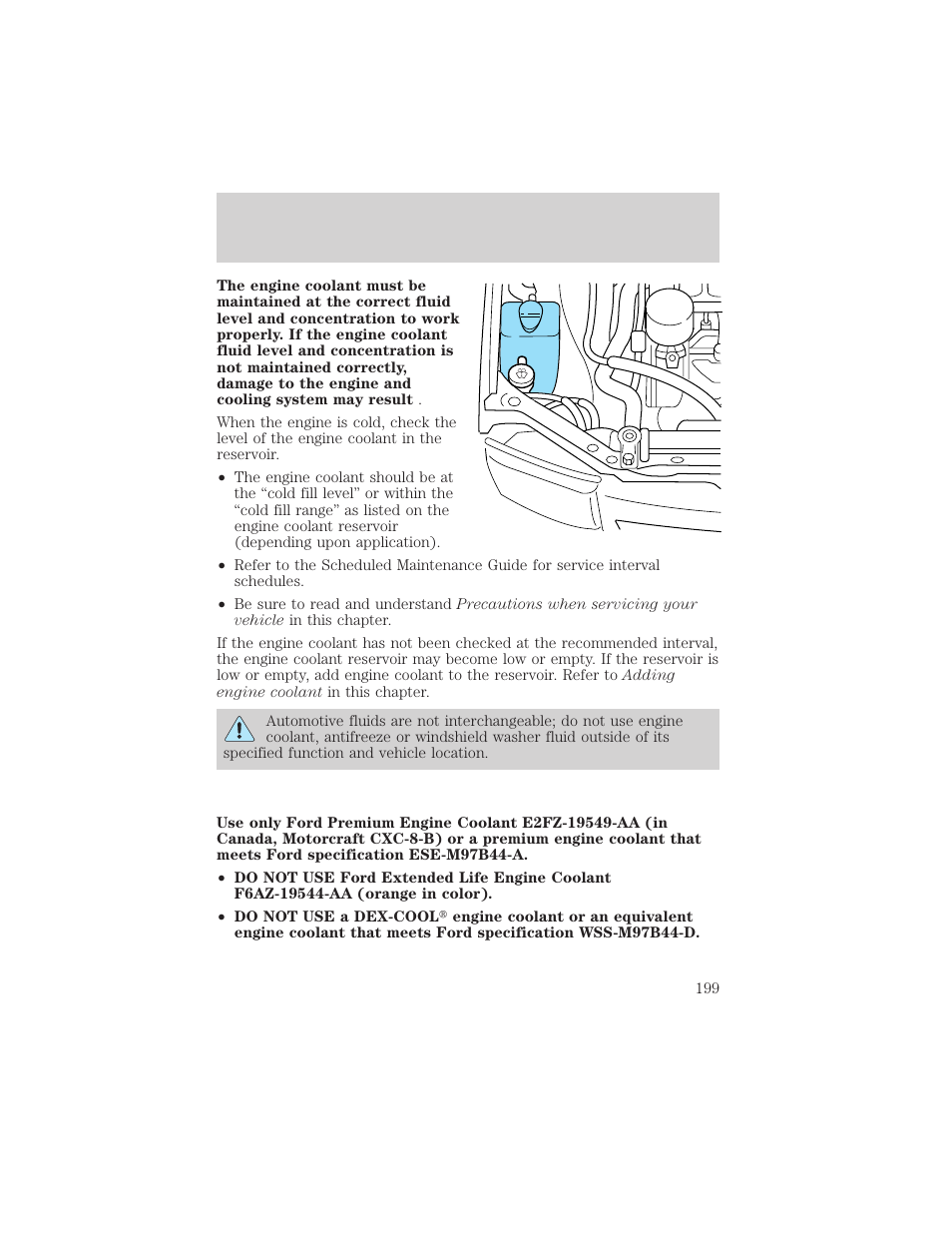 Maintenance and care | Mercury 1999 Villager User Manual | Page 199 / 264