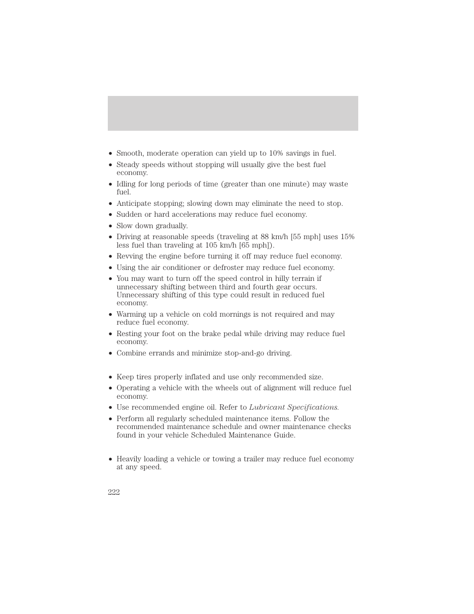 Maintenance and care | Mercury 1999 Villager User Manual | Page 222 / 264