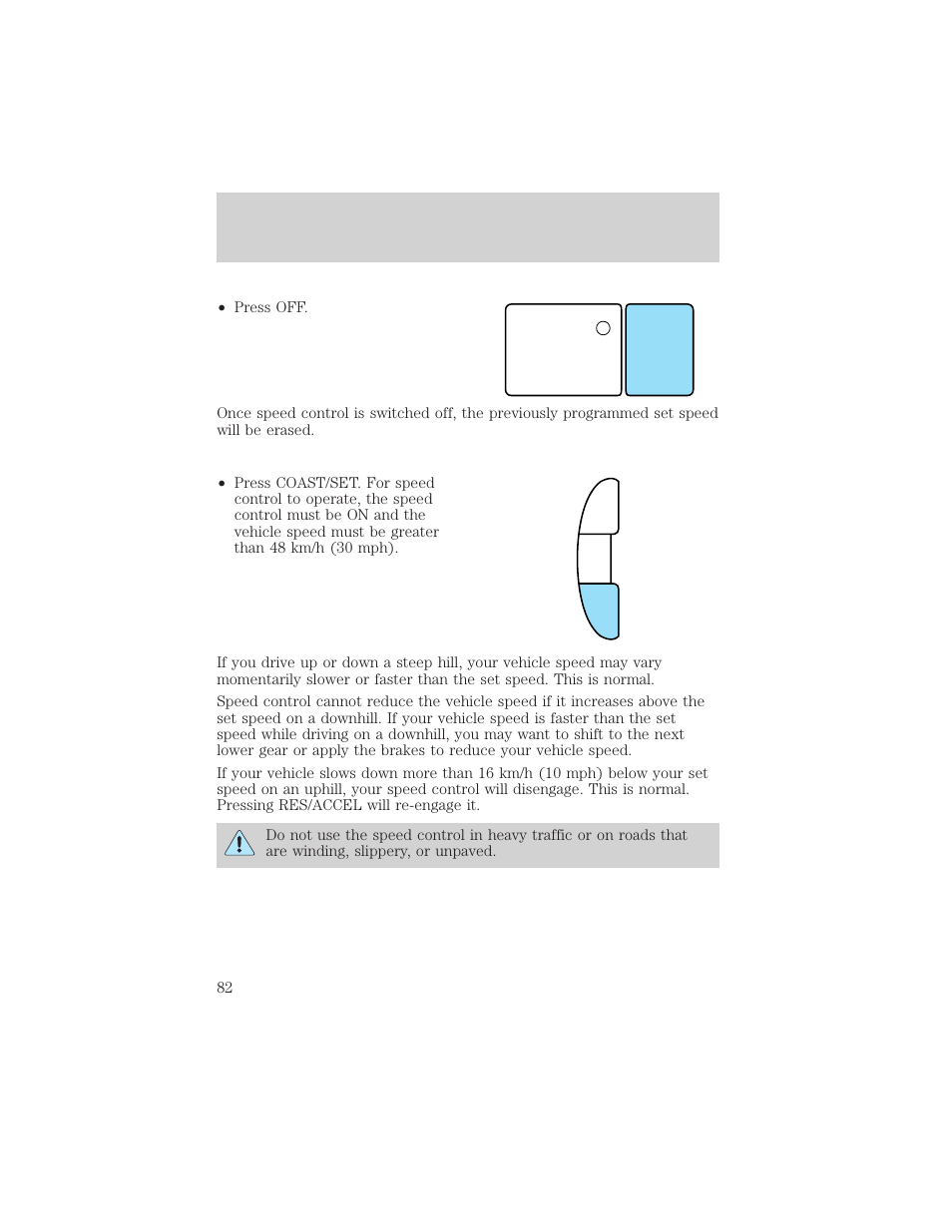 Controls and features | Mercury 1999 Villager User Manual | Page 82 / 264
