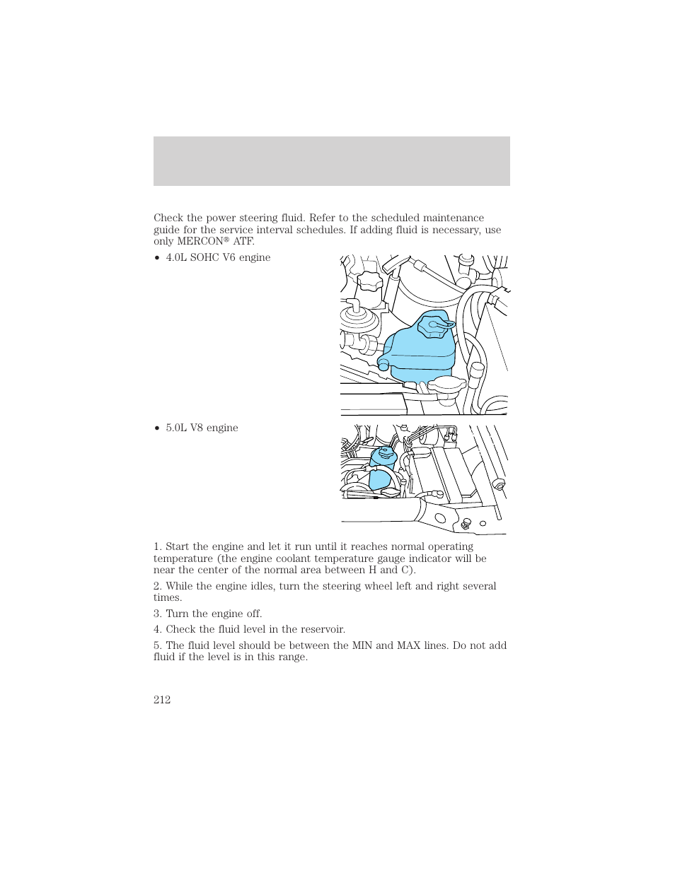 Maintenance and care | Mercury Mountaineer 2001 User Manual | Page 212 / 280