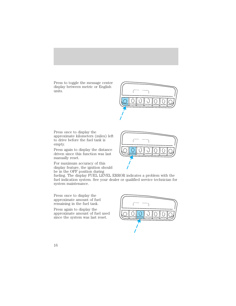 Instrumentation | Mercury 1999 Mountaineer User Manual | Page 16 / 248