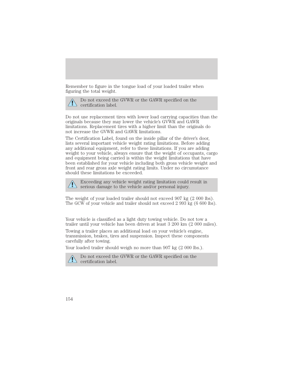 Driving | Mercury Grand Marquis 2002 User Manual | Page 154 / 248