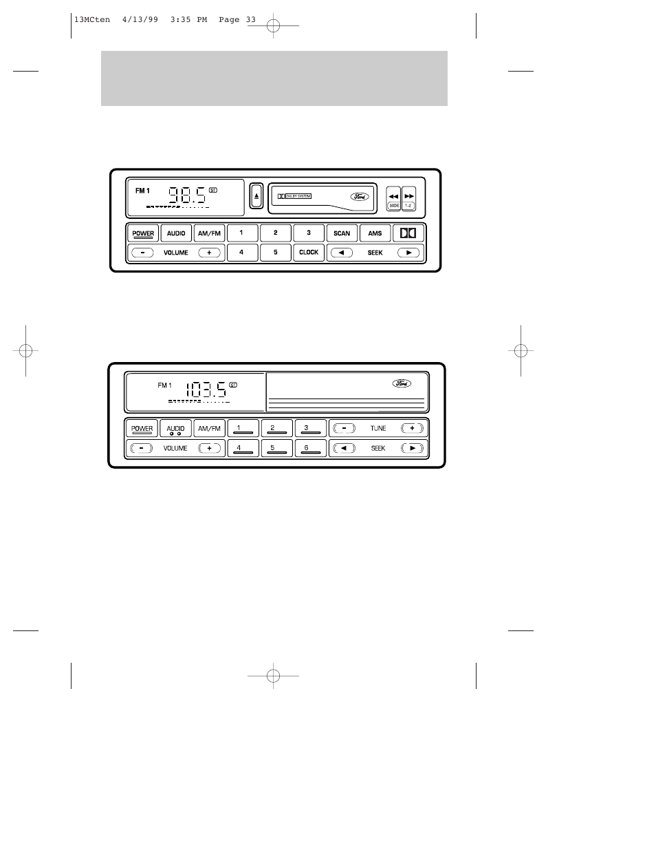 Controls and features | Mercury 1999 Mystique User Manual | Page 33 / 244