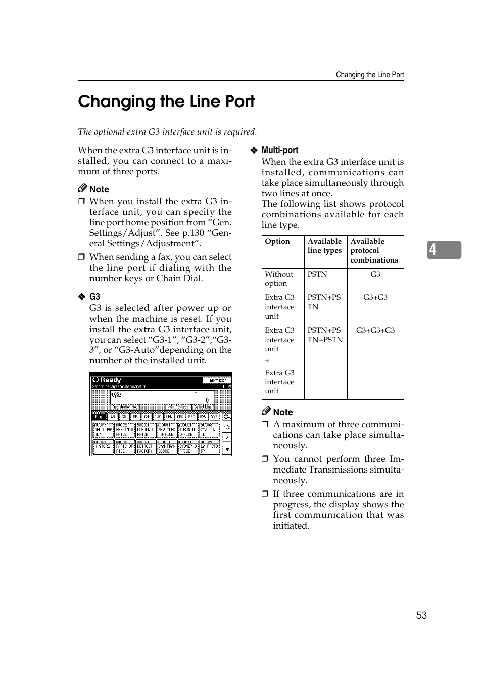 4changing the line port | Microsoft 2045 User Manual | Page 65 / 106