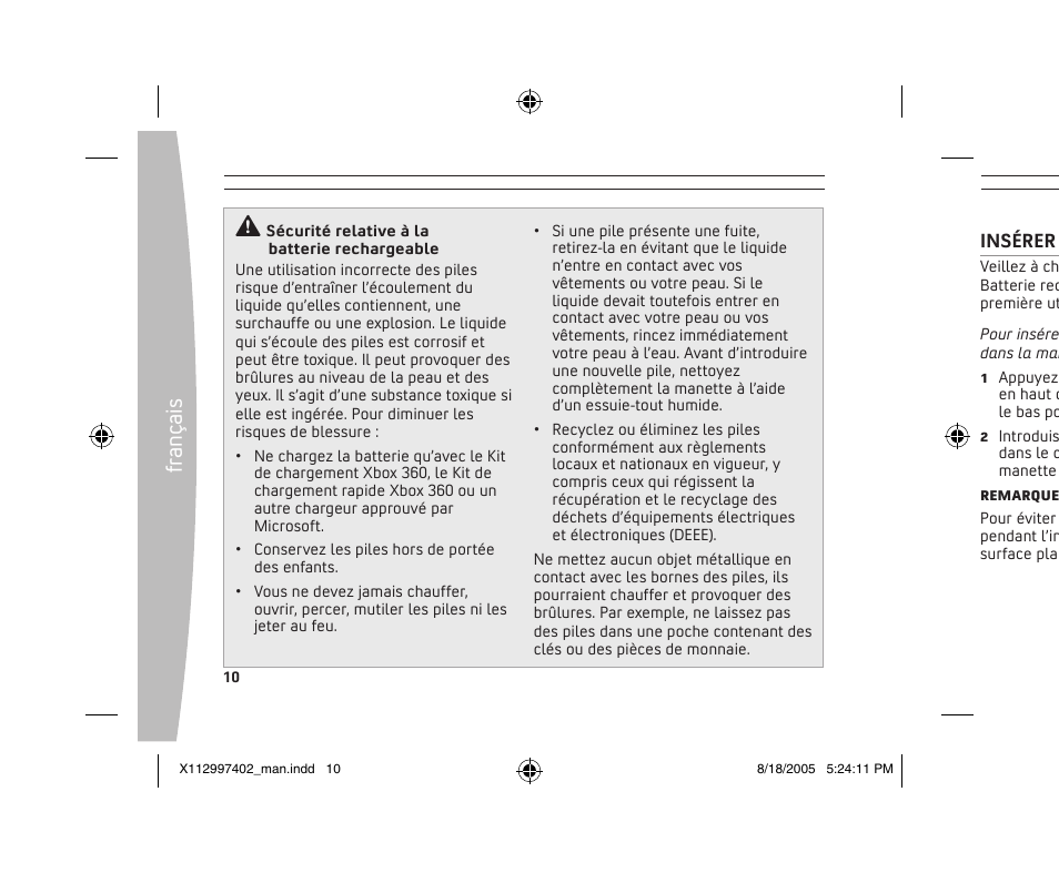 Fr an ça is | Microsoft X11-29974-02 User Manual | Page 10 / 76
