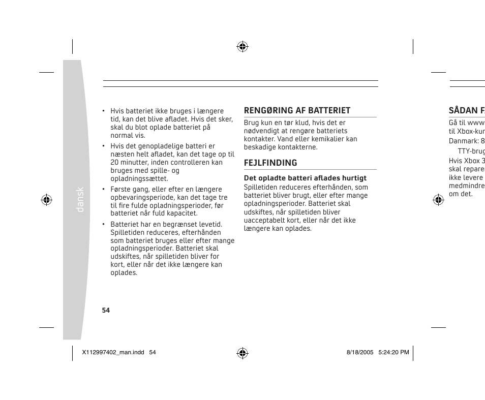 Da ns k | Microsoft X11-29974-02 User Manual | Page 54 / 76