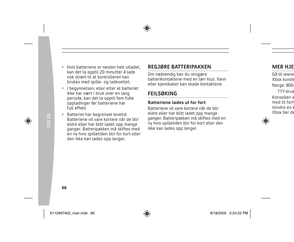 No rs k | Microsoft X11-29974-02 User Manual | Page 66 / 76