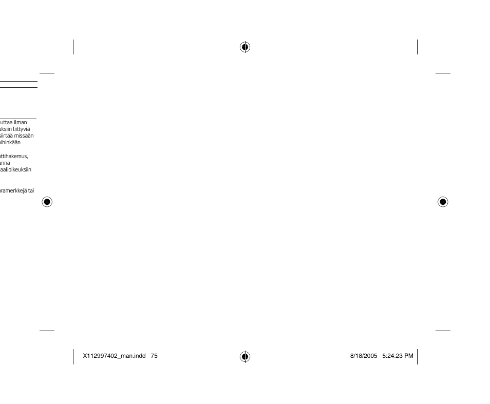 Tekijänoikeus | Microsoft X11-29974-02 User Manual | Page 75 / 76