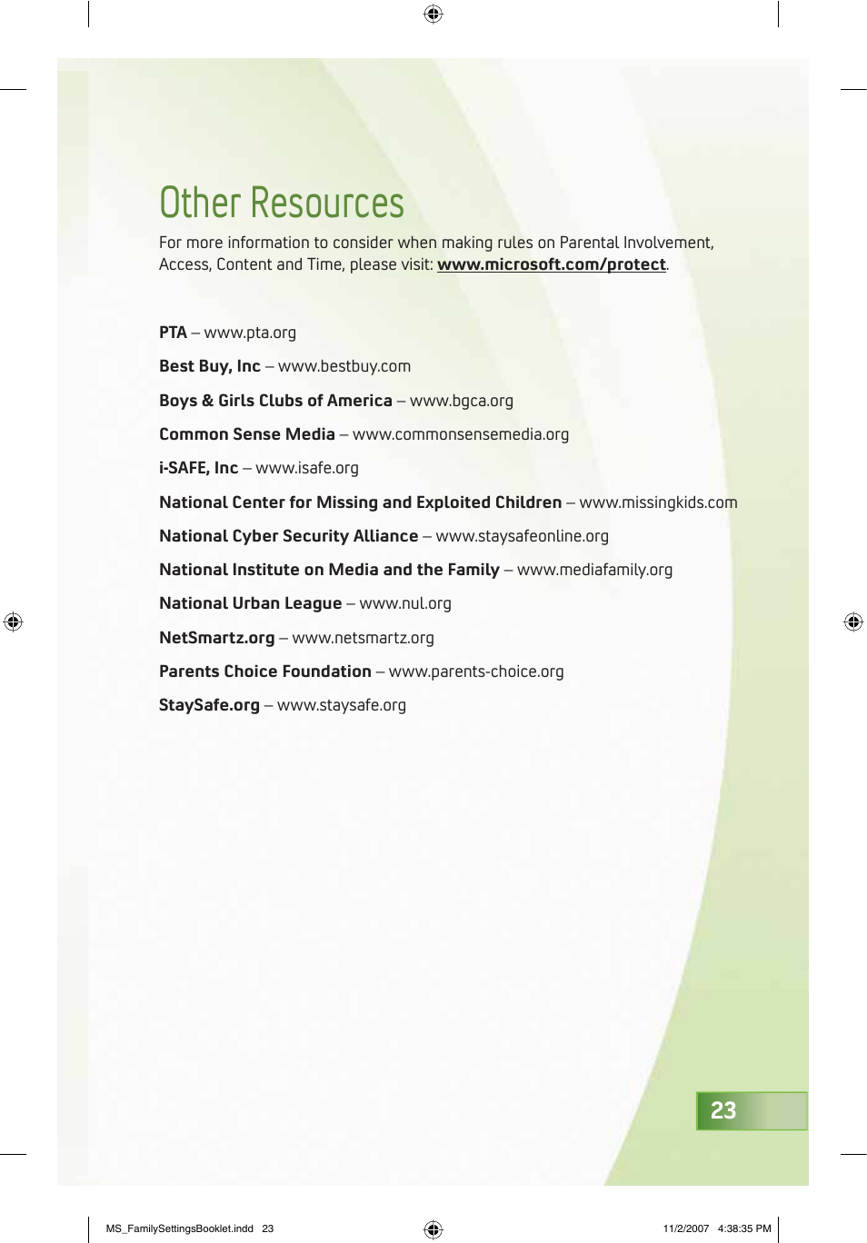 Other resources | Microsoft 360 User Manual | Page 23 / 24