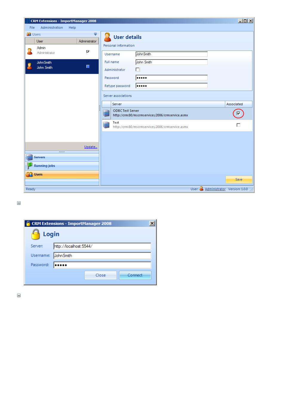 Simple import, Text source | Microsoft C360 User Manual | Page 23 / 55