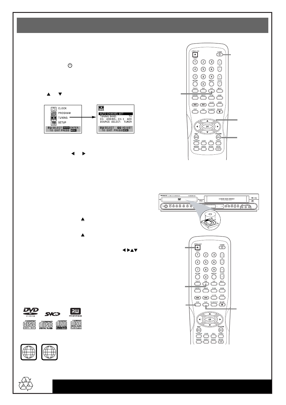 Quick-use guide (cont’d) | Philips Magnavox MDV560VR User Manual | Page 2 / 2