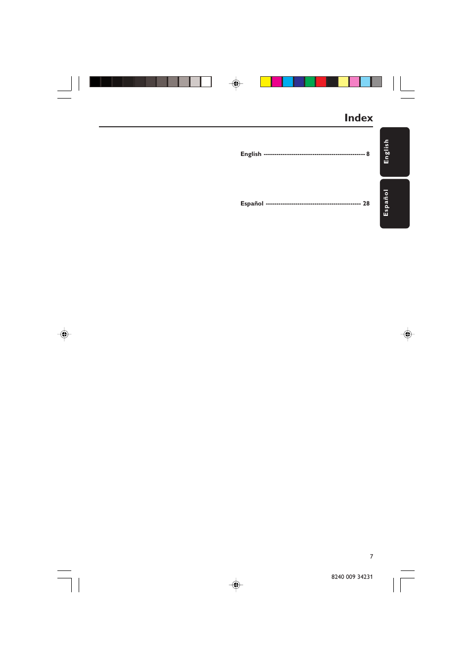 Index | Philips Magnavox MAS-80 User Manual | Page 7 / 26