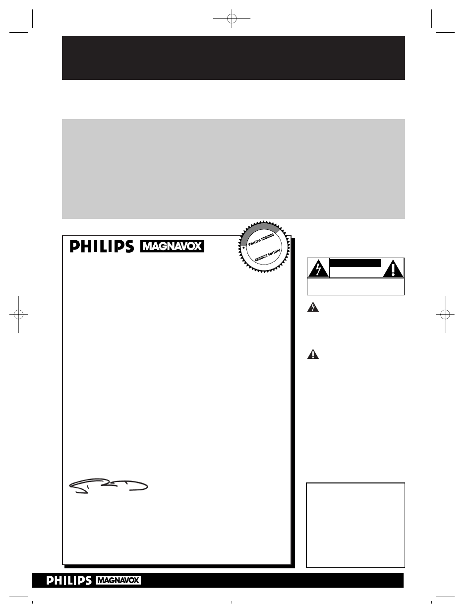 Safety, Warranty verification, Owner confirmation | Model registration, Hurry, Know these, Symbols, For customer use | Philips Magnavox VRZ362AT User Manual | Page 2 / 64