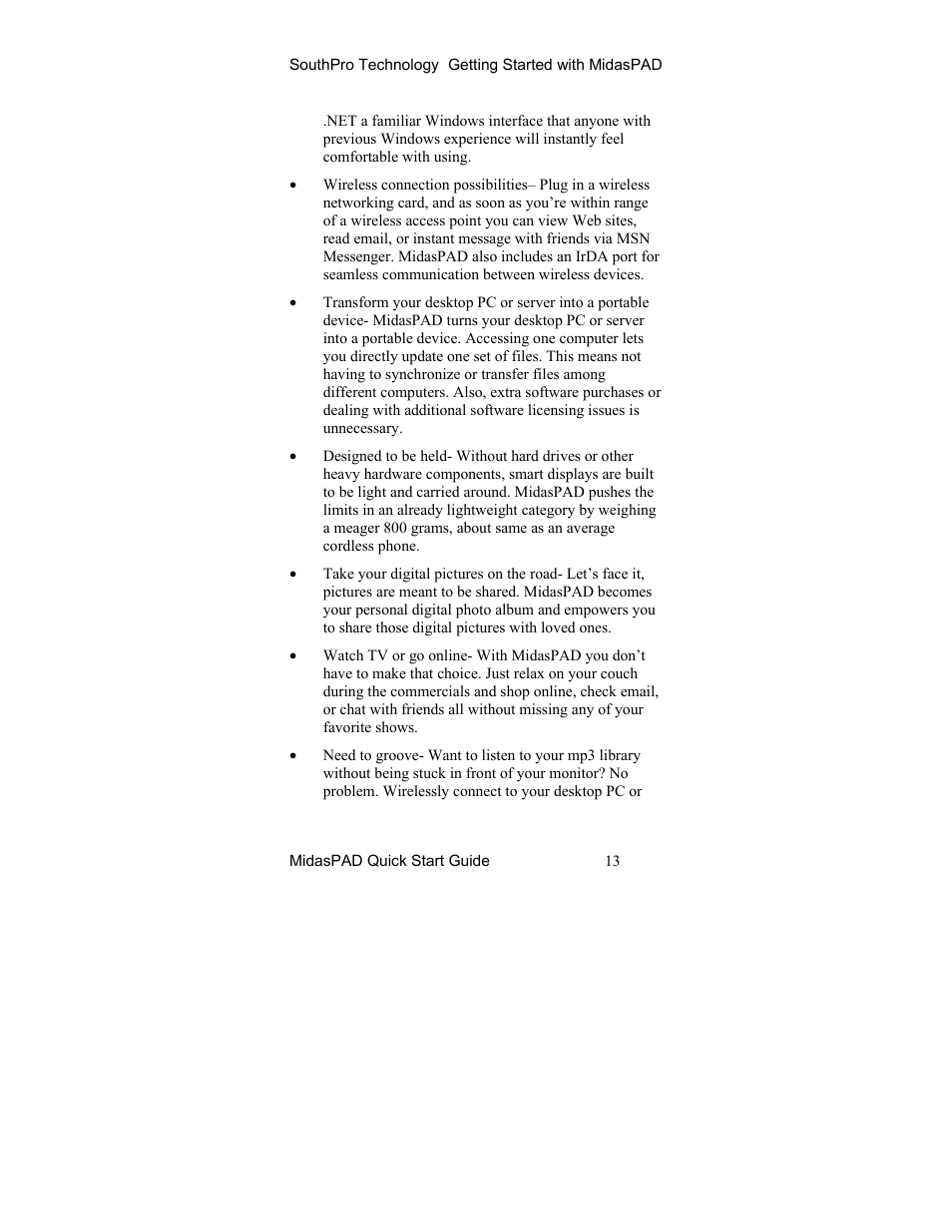 Midas Consoles Tablet User Manual | Page 17 / 36